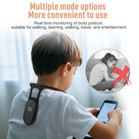 Smart Posture Corrector For Adult Kids Back Vibration Reminder Anti-Humpback Protect Eyesight USB Posture Correction Device
